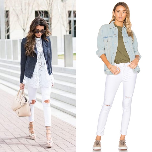 Agolde Denim - Agolde Sophie Shoreline Destruct High Rise Jeans
